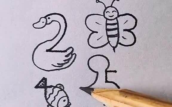 数字简笔画动物1到10 数字简笔画动物1到10图片