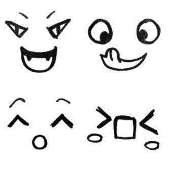 简笔画表情 简笔画表情图片