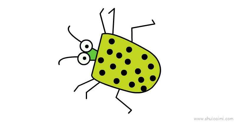 瓢虫儿童画怎么画 瓢虫简笔画简单又好看