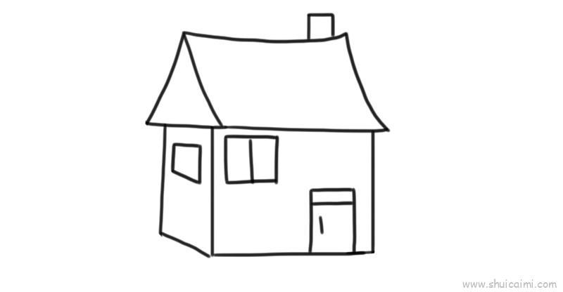 房屋儿童画怎么画 房屋简笔画简单
