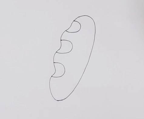 面包简笔画 面包简笔画彩色