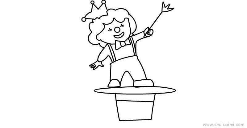 愚人节图儿童画怎么画 愚人节图简笔画画法