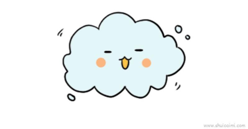 白云儿童画怎么画 白云简笔画简单