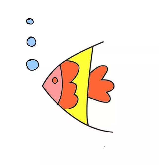 小鱼简笔画 小鱼简笔画简单又可爱