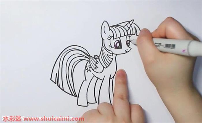 紫悦公主怎么画 紫悦公主简笔画图片