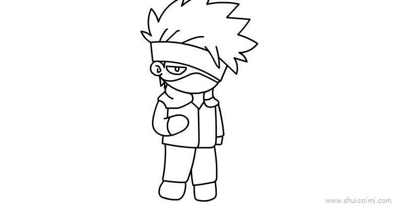 火影忍者儿童画怎么画 火影忍者简笔画顺序
