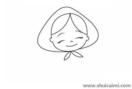 童话故事小红帽儿童简笔画