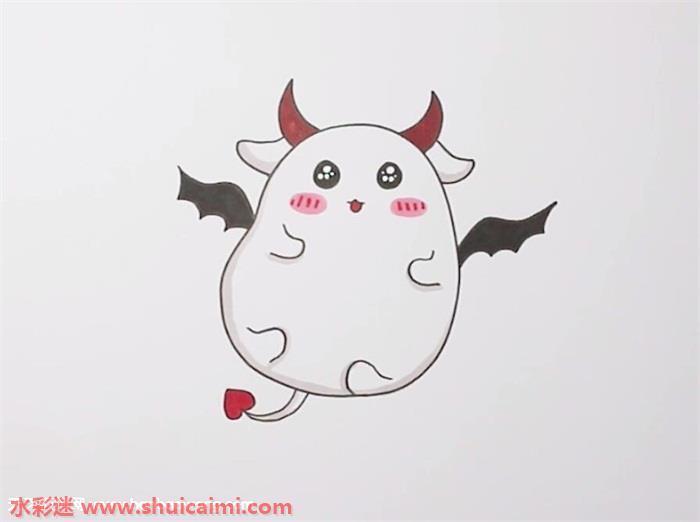 Q版小恶魔怎么画 Q版小恶魔简笔画彩色