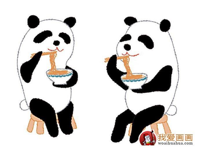 5副熊猫儿童欣赏,完美的儿童画熊猫图片简笔画怎么画 5副熊猫儿童欣赏,完美的儿童画熊猫图片简笔画好看