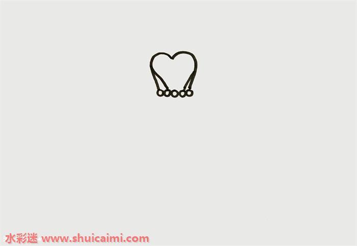 公主裙子怎么画 公主裙子简笔画彩色