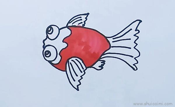 金鱼儿童画怎么画？金鱼儿童画的画法步骤教程