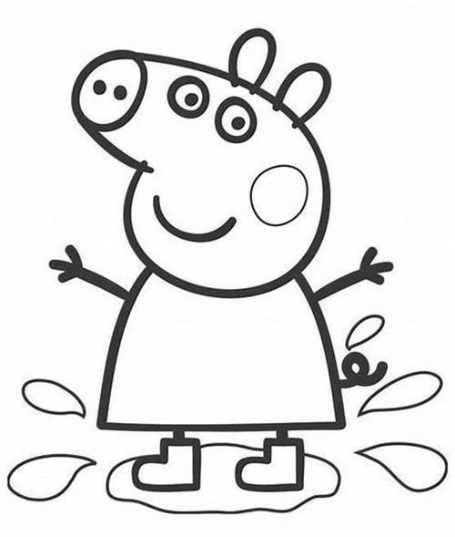 小猪佩奇图片简笔画 小猪佩奇图片简笔画可爱