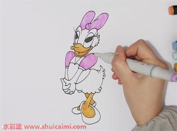 黛丝怎么画 黛丝简笔画漂亮彩色