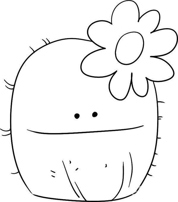 盆栽仙人掌简笔画怎么画 盆栽仙人掌简笔画简单