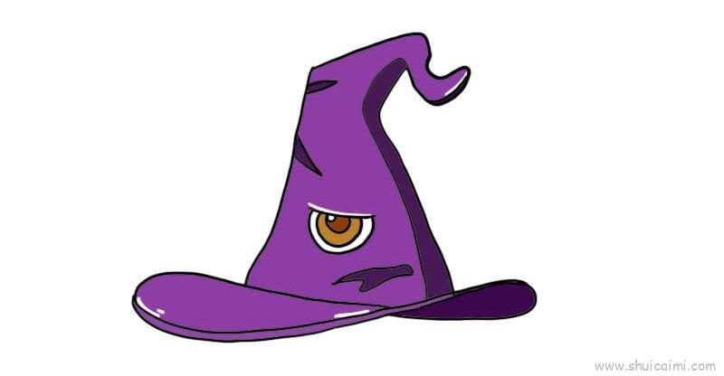 女巫帽子儿童画怎么画 女巫帽子简笔画图片