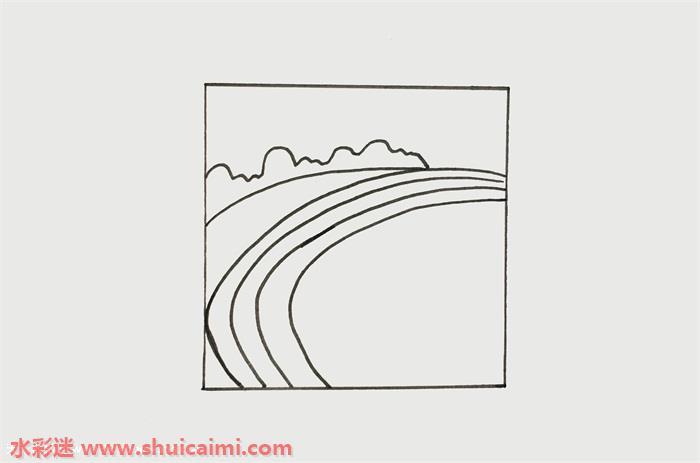 操场怎么画 操场简笔画简单又漂亮彩色