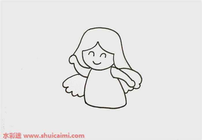 天使怎么画 天使简笔画图片大全