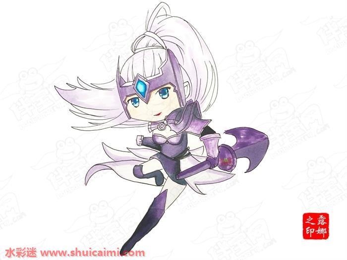 王者荣耀q版人物怎么画 王者荣耀q版人物简笔画步骤