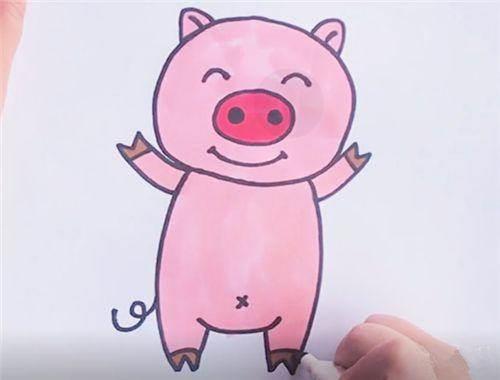 简笔画小猪 简笔画小猪的画法