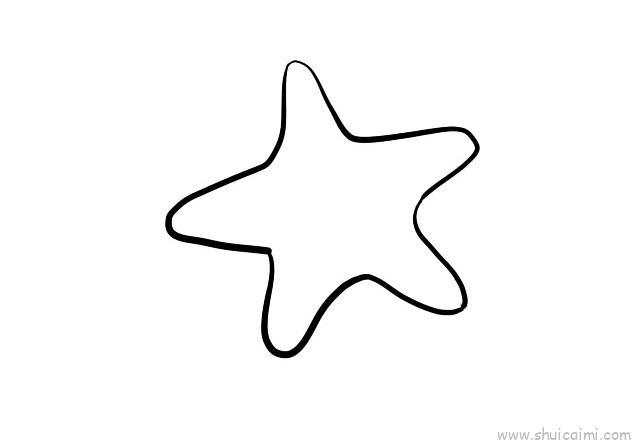 海星儿童画怎么画 海星简笔画画法