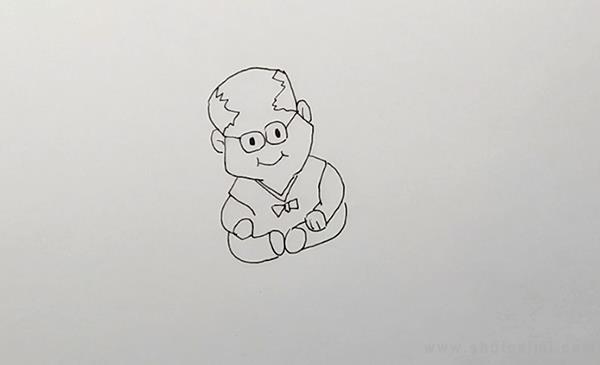 爷爷简笔画怎么画 爷爷简笔画画法