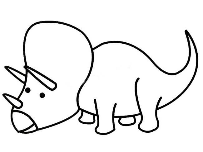 恐龙简笔画大全图片 恐龙简笔画大全图片可爱