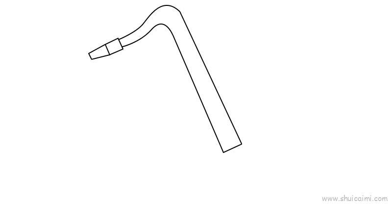 萨克斯儿童画怎么画 萨克斯简笔画好看