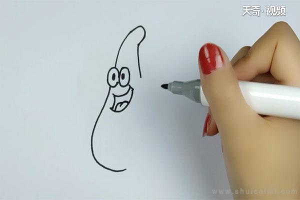 派大兴简笔画怎么画 派大兴简笔画顺序