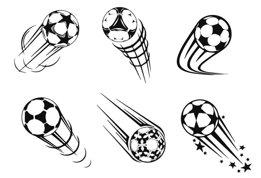世界杯足球教程简笔画 世界杯足球简笔画