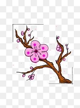 桃花树简笔画图片大全 桃花树简笔画图片大全漂亮
