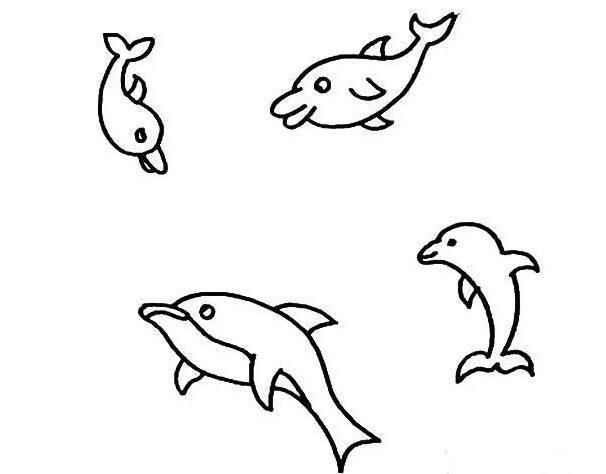 海洋动物简笔画 海洋动物简笔画可爱