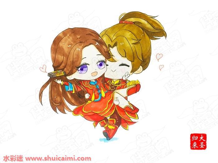 王者荣耀q版人物怎么画 王者荣耀q版人物简笔画步骤