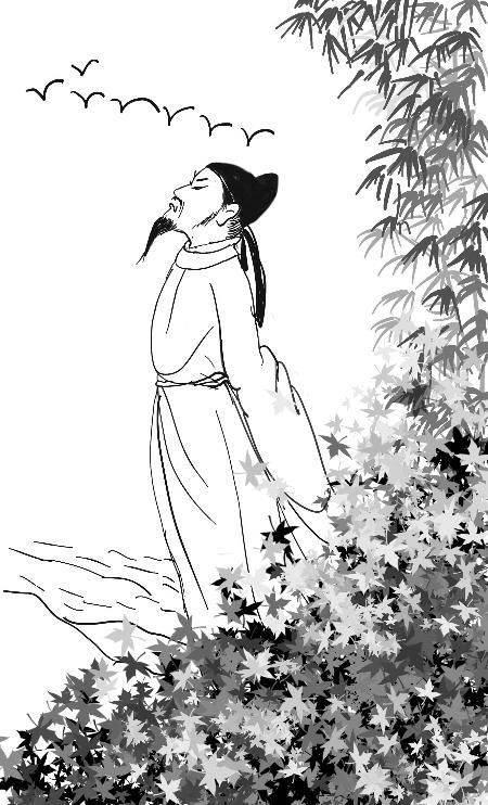诗人简笔画图片大全 诗人简笔画图片大全背影图