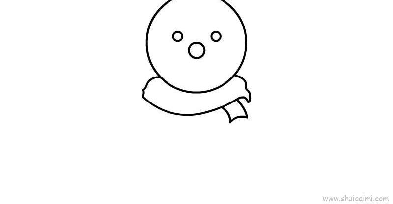 以冬天为主题儿童画怎么画 以冬天为主题简笔画步骤