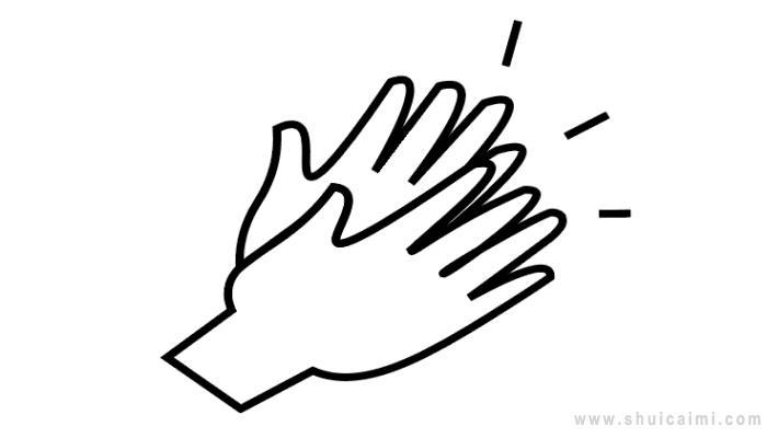 击掌简笔画怎么画 击掌简笔画简单又好看