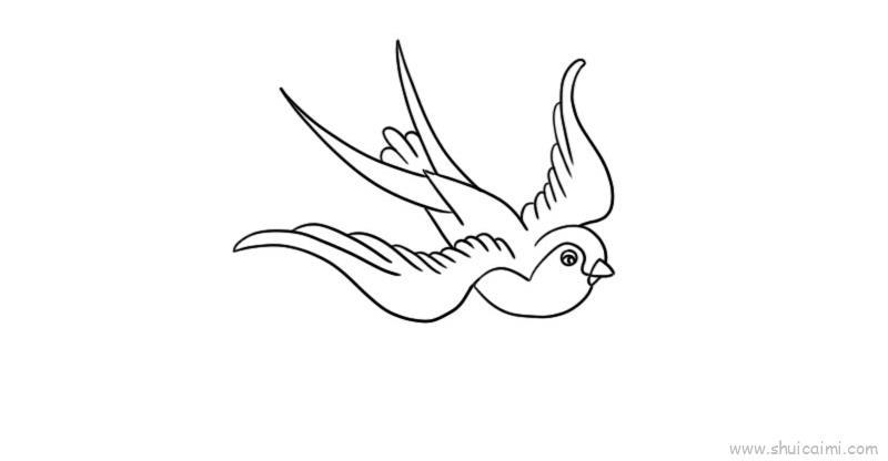 燕子儿童画怎么画 燕子简笔画画法