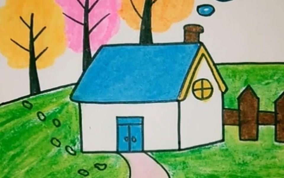 家的简笔画 家的简笔画图片大全