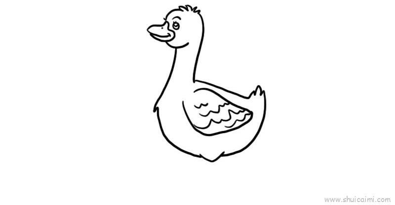 鸭妈妈儿童画怎么画 鸭妈妈简笔画好看
