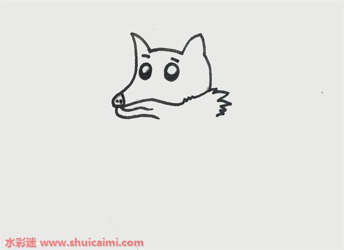 简单好看的九尾狐简笔画步骤图