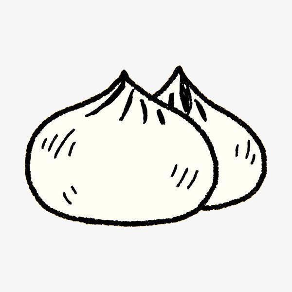 包子简笔画 包子简笔画可爱