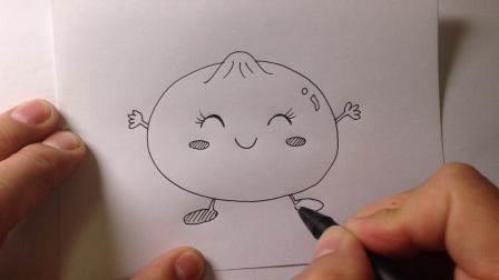 小笼包简笔画 上海小笼包简笔画