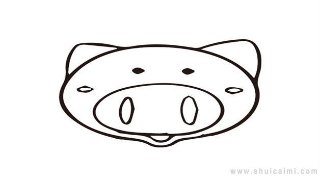 猪头简笔画怎么画 猪头简笔画画法
