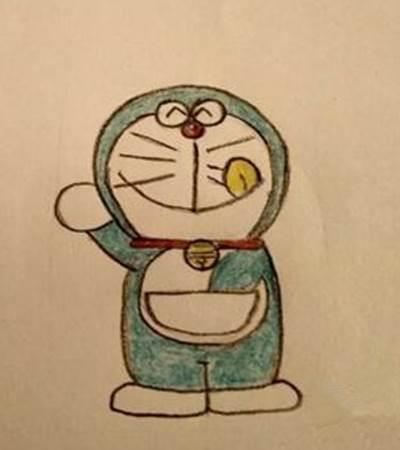 简笔画哆啦a梦 卡通简笔画哆啦a梦