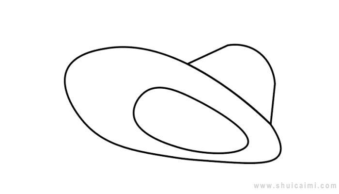 太阳帽简笔画怎么画 太阳帽简笔画步骤