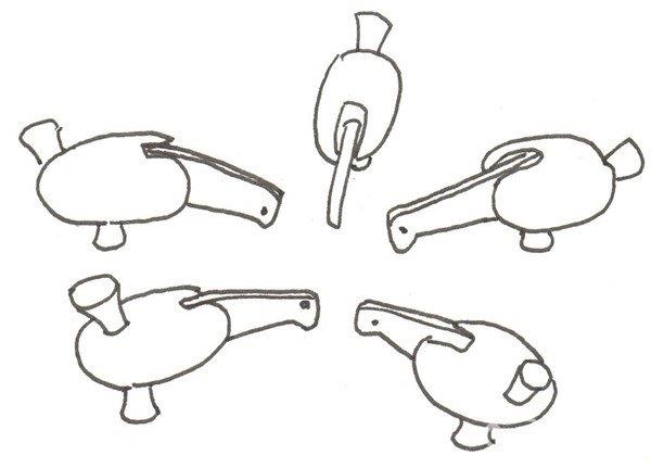 小鸡啄米的简笔画怎么画 小鸡啄米的简笔画画法