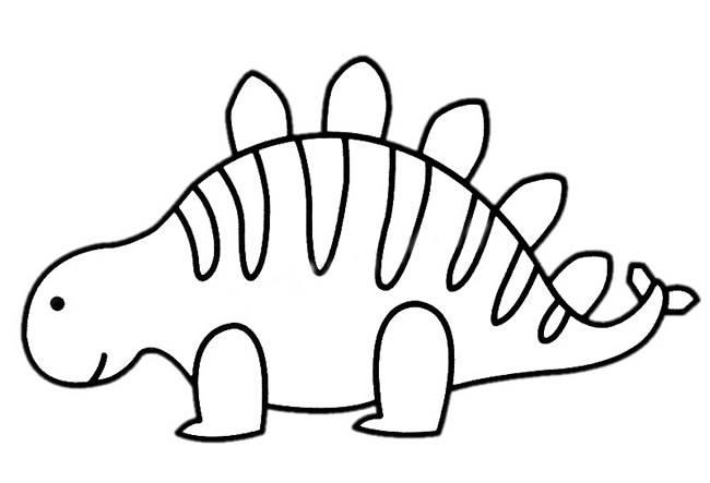 剑龙简笔画 翼龙简笔画图片大全