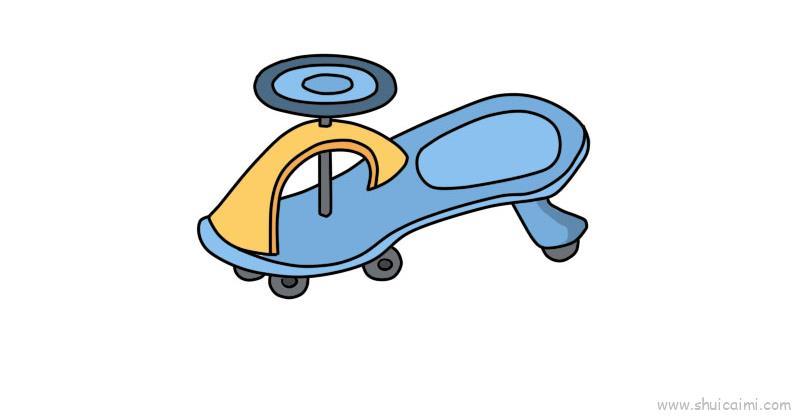 儿童扭扭车教程儿童画怎么画 儿童扭扭车教程简笔画简单