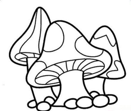 蘑菇简笔画图片大全可爱 蘑菇简笔画图片大全可爱卡通