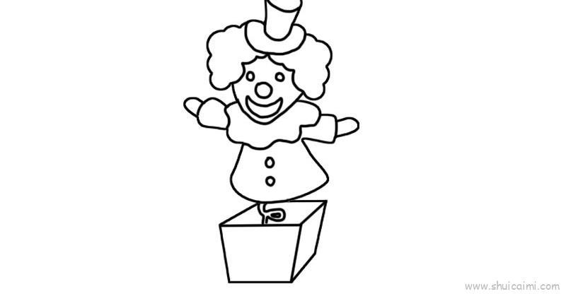 小丑儿童画怎么画 小丑简笔画图片