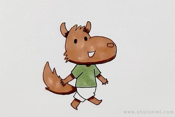 大灰狼简笔画怎么画 大灰狼简笔画好看